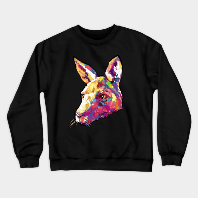 kangaroo Crewneck Sweatshirt by mailsoncello